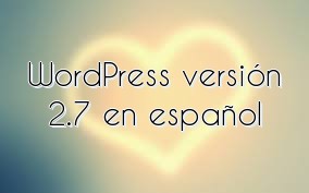 WordPress versión 2.7 en español