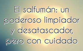 El salfumán: un poderoso limpiador y desatascador, pero con cuidado